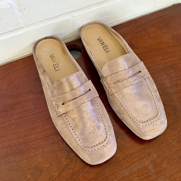 VANELI Skarlet Bronze Lisa Mules, SZ 6.5 EUC - Picture 3 of 10